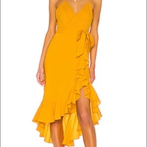 Lover & Friends Sunflower yellow dress